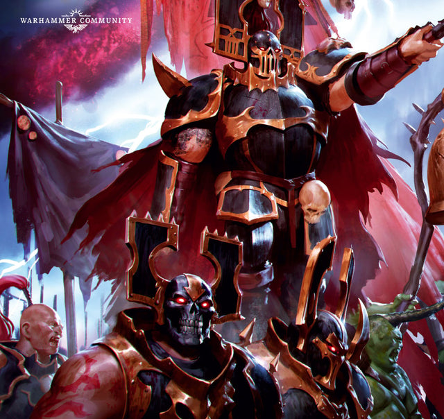 Slaves to Darkness collectie – Archaon met Chaos-legers bij Speldorado