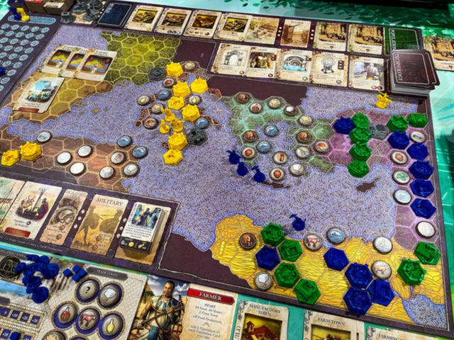 Collectie strategiespellen bij Speldorado – van klassiek Risk en Eurogames tot moderne strategische bordspellen zoals Terraforming Mars en Scythe.