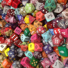 Chessex dobbelstenen en polyhedral dice sets voor D&D en RPG bij Speldorado