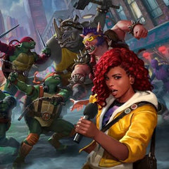 Magic The Gathering Teenage Mutant Ninja Turtles kaarten, boosters en Turtle Power Commander Deck met Leonardo, Raphael, Donatello en Michelangelo