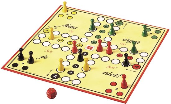 Mens Erger Je Niet klassiek bordspel met dobbelstenen en pionnen voor kinderen en families bij Speldorado