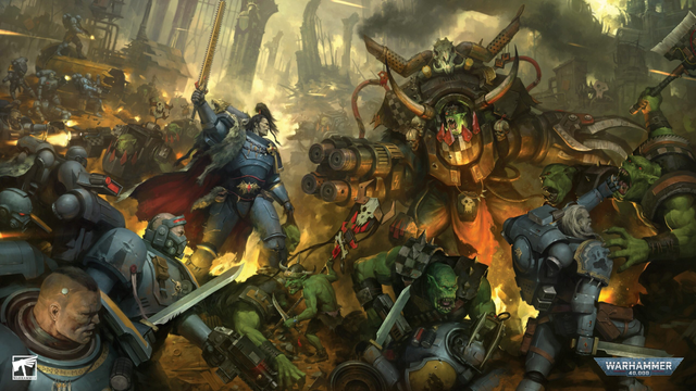 40k Orks collectie – Boyz, Warboss en Deffkoptas bij Speldora