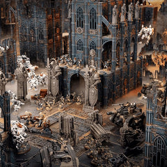 Terrein voor tabletop miniature wargames met wargaming terrain en tabletop scenery bij Speldorado