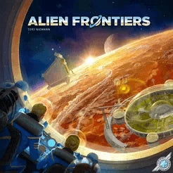 Dit is een foto van het spel Alien Frontiers te koop bij Speldorado Spellenwinkel Delft