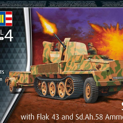 Sws With Flak43 And Sd.Ah58 Ammo Trailer - 3293, 3293 van Revell te koop bij Speldorado !