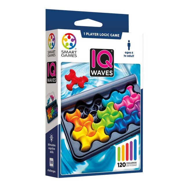 Dit is een foto van het spel IQ Waves - IQ Regular - Smart games te koop bij Speldorado Spellenwinkel Delft