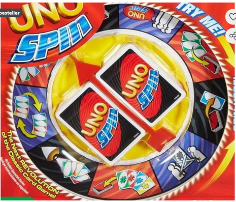 UNO Spin – gezellig kaartspel – 2 tot 4 spelers