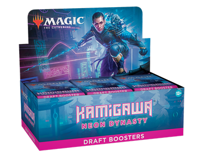 Dit is een foto van het spel Kamigawa Neon Dynasty booster - Magic the Gathering te koop bij Speldorado Spellenwinkel Delft
