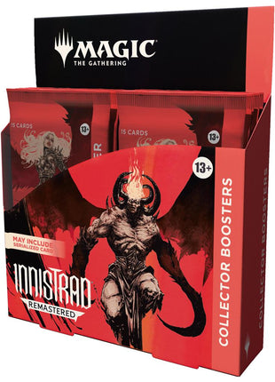 Dit is een foto van het spel Innistrad Remastered Collector booster - Magic the Gathering te koop bij Speldorado Spellenwinkel Delft