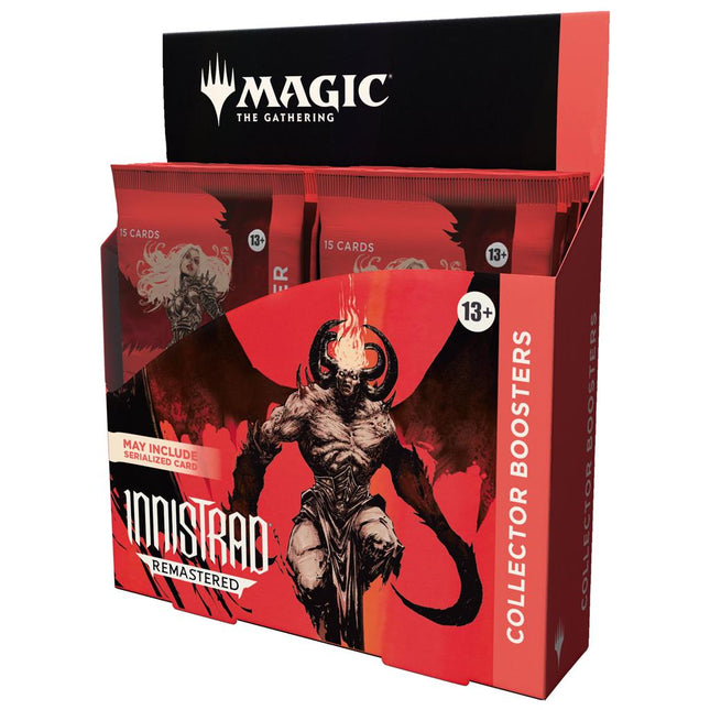 Dit is een foto van het spel Innistrad Remastered Collector booster - Magic the Gathering te koop bij Speldorado Spellenwinkel Delft