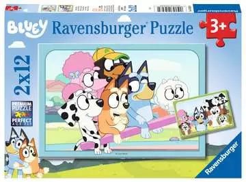 Dit is een foto van het spel Bluey - 2 x 12 stukjes te koop bij Speldorado Spellenwinkel Delft