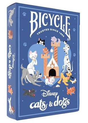 Speelkaarten  Cats & Dogs Disney - Bicycle - Karton - uitvoering