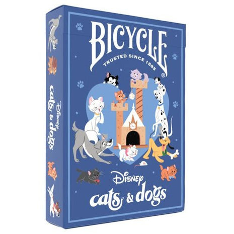 Speelkaarten  Cats & Dogs Disney - Bicycle - Karton - uitvoering