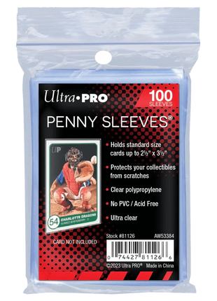 Standard Sleeves - Regular Soft Card (100 Sleeves) - Ultra Pro - Sleeves - Kaartspel accessoires,bordspel accessoires