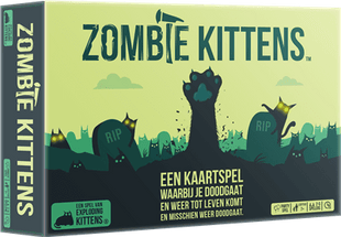 Dit is een foto van het spel Zombie Kittens NL te koop bij Speldorado Spellenwinkel Delft