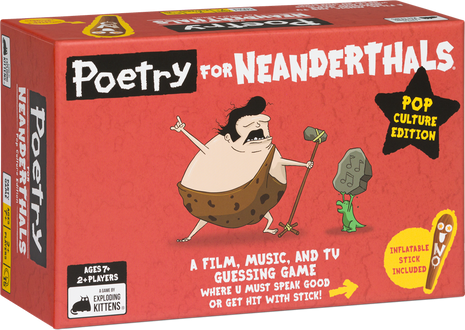 Poetry for Neanderthals Pop Culture Edition - EN – party kaartspel – 2 spelers