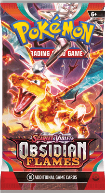 Dit is een foto van het spel Scarlet and Violet 3 Obsidian Flames Booster - Pokemon te koop bij Speldorado Spellenwinkel Delft