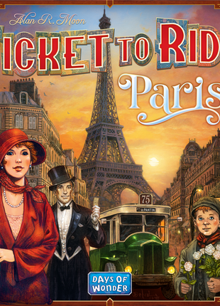 Ticket to ride parijs EN – gezellig bordspel – 2 tot 4 spelers