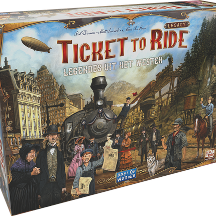 Ticket to Ride Legacy Legendes uit het Westen NL