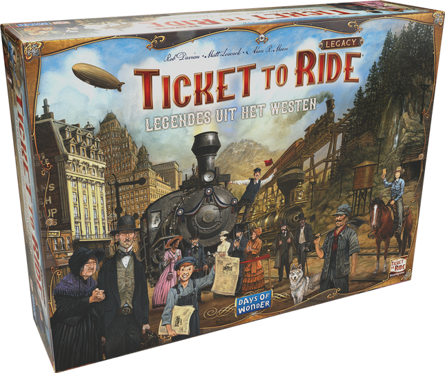 Ticket to Ride Legacy Legendes uit het Westen NL