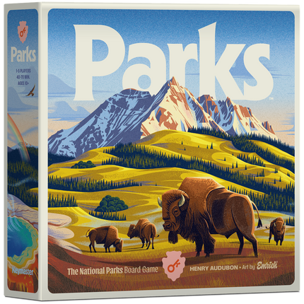 Dit is een foto van het spel Parks 2nd Edition te koop bij Speldorado Spellenwinkel Delft