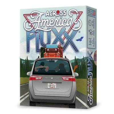 Dit is een foto van het spel Fluxx Across America te koop bij Speldorado Spellenwinkel Delft