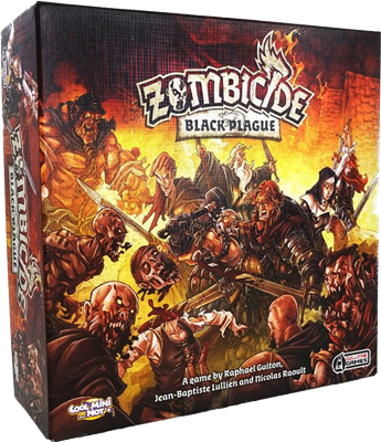 Dit is een foto van het spel Zombicide Black Plague te koop bij Speldorado Spellenwinkel Delft