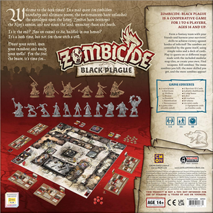 Dit is een foto van het spel Zombicide Black Plague te koop bij Speldorado Spellenwinkel Delft