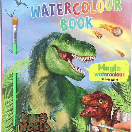 Depesche - Dino World waterverf boek