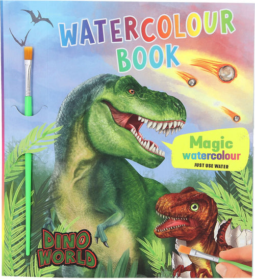 Depesche - Dino World waterverf boek
