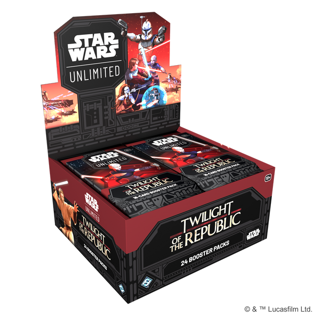 Dit is een foto van het spel Twilight of the Republic boosterbox - Star Wars Unlimited te koop bij Speldorado Spellenwinkel Delft