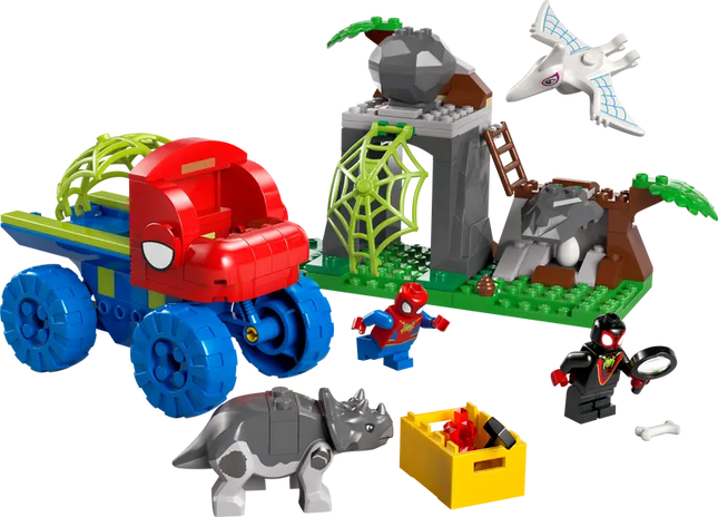 Team Spidey reddingsmissie met dinotruck - 11199 - Marvel