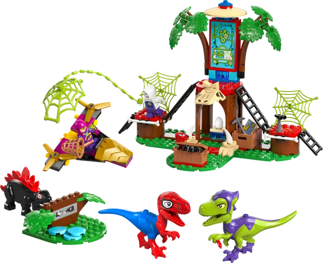 Spidey en Gobby's raptostrijd bij de boomhut - 11200