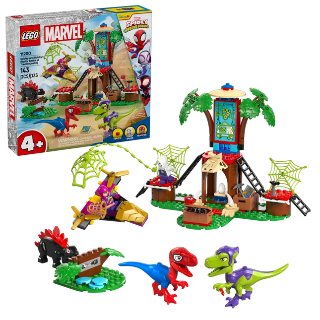 Spidey en Gobby's raptostrijd bij de boomhut - 11200