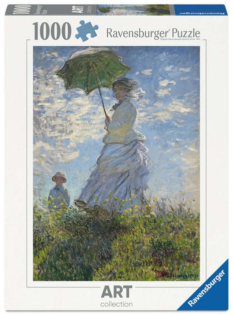 Woman with a Parasol Turned Toward the Left / Claude Monet