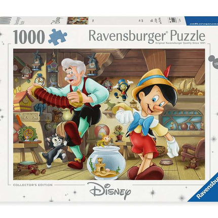 Dit is een foto van het spel Walt Disney Pinocchio - 1000 stukjes te koop bij Speldorado Spellenwinkel Delft