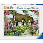 Dit is een foto van het spel Idyllische cottage - 500 stukjes te koop bij Speldorado Spellenwinkel Delft