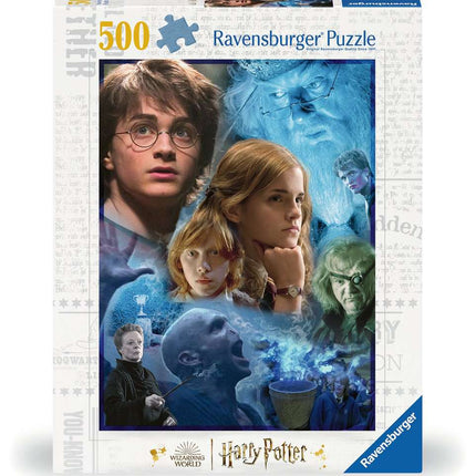 Dit is een foto van het spel Harry Potter Harry Potter op Zweinstein - 500 stukjes te koop bij Speldorado Spellenwinkel Delft