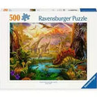 Dit is een foto van het spel Land van de dinosauriërs - 500 stukjes te koop bij Speldorado Spellenwinkel Delft