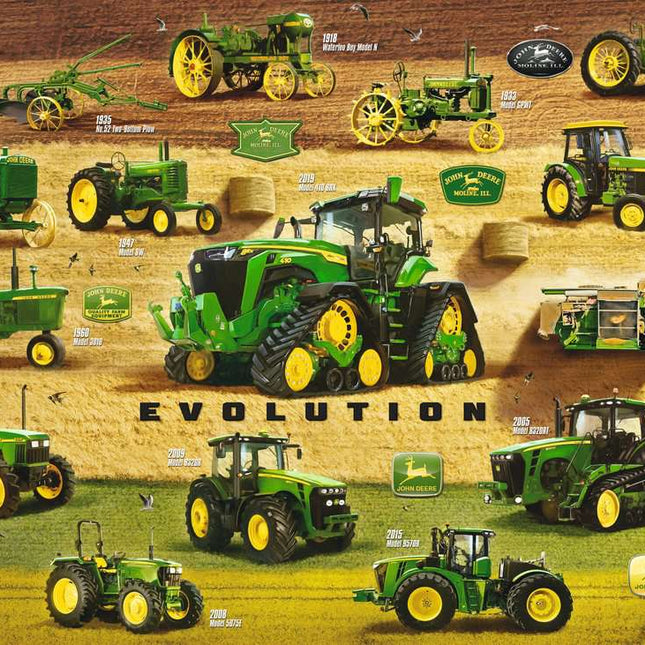 Dit is een foto van het spel Het erfgoed van John Deere - 1000 stukjes te koop bij Speldorado Spellenwinkel Delft
