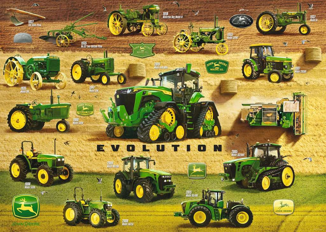 Dit is een foto van het spel Het erfgoed van John Deere - 1000 stukjes te koop bij Speldorado Spellenwinkel Delft