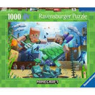 Dit is een foto van het spel Minecraft Mosaic - 1000 stukjes te koop bij Speldorado Spellenwinkel Delft