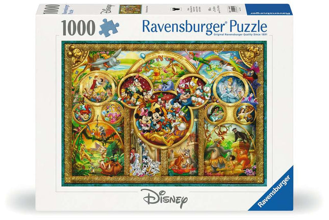 Dit is een foto van het spel Walt Disney mooiste Disney thema's - 1000 stukjes te koop bij Speldorado Spellenwinkel Delft