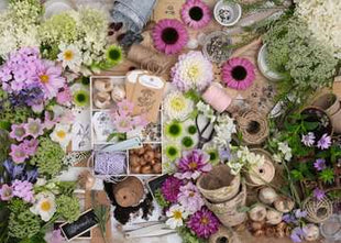 Dit is een foto van het spel Voor de liefde van bloemen - 1000 stukjes te koop bij Speldorado Spellenwinkel Delft