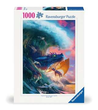 Dit is een foto van het spel Draken race - 1000 stukjes te koop bij Speldorado Spellenwinkel Delft
