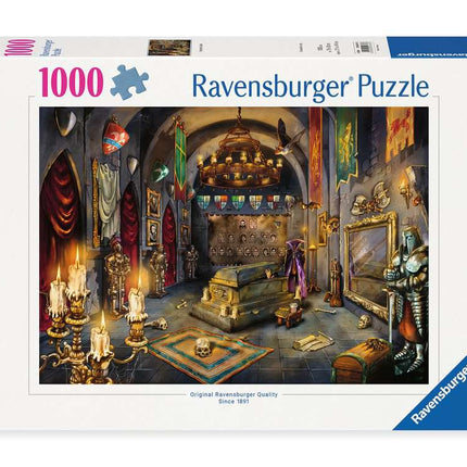 Dit is een foto van het spel Kasteel van een vampier - 1000 stukjes te koop bij Speldorado Spellenwinkel Delft