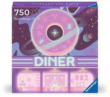 Dit is een foto van het spel Astrological diner - Art & Soul 750 stukjes te koop bij Speldorado Spellenwinkel Delft