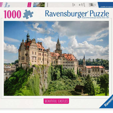 Dit is een foto van het spel Sigmaringen Castle, Germany - 1000 stukjes te koop bij Speldorado Spellenwinkel Delft