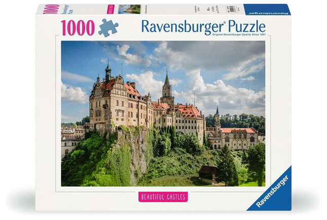 Dit is een foto van het spel Sigmaringen Castle, Germany - 1000 stukjes te koop bij Speldorado Spellenwinkel Delft