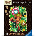 Dit is een foto van het spel Marvel Groot - Houten puzzels volwassenen, 150 te koop bij Speldorado Spellenwinkel Delft